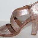 DKNY  Harlow Henna Pink Leather Open Toe Heel 6.5 M Photo 4