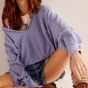 Free People Light Blue/Grey Top Photo 3