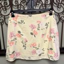 Abound  yellow floral mini skirt with size zipper Photo 1