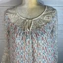 Blu Pepper floral lace, tassel top lightweight top size M bohemian Photo 7