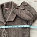 Krass&co HEKLA &  Made in Italy Womens Gray Wool Blend Cardigan wrap Sweater Si… Photo 10