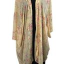 American Eagle NWT  AEO Floral Kimono Duster One Size Yellow Photo 0