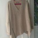 ALLSAINTS  sweater wool alpaca blend large zipper asymmetrical hem Photo 0