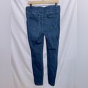 Liverpool  Dark Wash Denim Pull On High Rise Stretch Waist The Skinny Jean 10/30 Photo 5