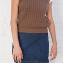 Brandy Melville Brown Marlena Sweater Vest Photo 0