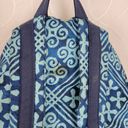 Vera Bradley  Lighten Up Grand Cuban Tiles Womens Backpack Blue Laptop Bag Photo 7