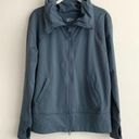 Zella  Womens Gray Full Zip Athletic Jacket Thumbholes Size Small Photo 0