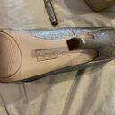 Brash 9.5  6” silver glitter pump heels Photo 2