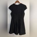 Sugar Lips  Women’s Black Sequin Tweed Cap Sleeve Fit & Flare Dress Size S Photo 1