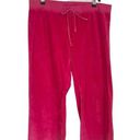 Juicy Couture  Y2K Hot Pink Wide Leg Terrycloth Capri Pants Medium Photo 0