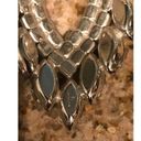 Vintage Blue Sarah Covertry  Aurora Borealis Stones‎ on Silver Tone Brooch Photo 2