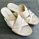 Wearever Wear.Ever Cork Wedge Tan Strappy Sandals Size 7M Photo 0