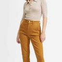 Everlane  Pants 0 Denim Straight Leg Cropped Jean Golden Brown Neutral Minimalist Photo 3