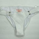 Cabana Del Sol  Women’s White Smocked Bikini Bottoms Size Large NWT Photo 5