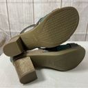 Dansko  Chunky Heel Brown and Turquoise Leather Sandals Women’s Size 37 / 7 Photo 80