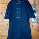 BCBGMAXAZRIA NWOT  Women’s Black Wool Double-Breasted Walker Coat Size Large Photo 0