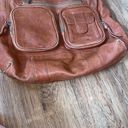 Chocolat Blu  Brown Convertible Leather Hobo Shoulder Bag EUC Pockets Photo 64