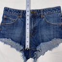 Volcom Stoney Micro Fit Jean Shorts 24” Denim Raw Hem True To This Cheeky Beach Photo 6