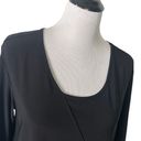 Habitat  Clothes To Live In Black Blouse Stretch Long Sleeve Top Women's Size S Photo 6