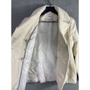 St. John’s Bay St. John's Bay Women's Peacoat Winter Coat Cream Size Small Wool Nylon Cashmere Photo 7