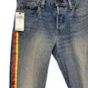 Polo  Ralph Lauren destroyed Avery Racing Stripes Boyfriend Jeans Size 26 NWT Photo 4