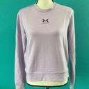 Under Armour  lavender purple loose rival Terry crew pullover in size xs Photo 2