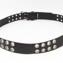 American Eagle  Grommet Leather Belt Black S Photo 2