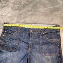 Faded Glory  Women's 18 Dark Denim Rolled Cuff Jean Capris Photo 4