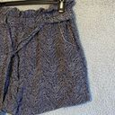 Thread and Supply  NWT Woman Ruffle Belted Elastic Zebra Pattern Size Large Shorts Photo 1