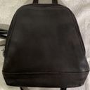 Krass&co G.H. Bass and  Small Black Leather Backpack Daypack Photo 1