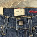 Alice + Olivia NWT AO.LA  Distressed High Waisted Jeans Sz 25 Photo 2