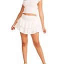 Madden Girl White Ruffle  Skort Photo 0