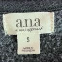 a.n.a Black Casual Crew Neck Long Sleeve Sweatshirt Top Oversized Small NWT Photo 3