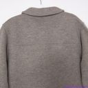 Madewell NEW  Boiled Wool Bridgman Sweater-Jacket, L Photo 7