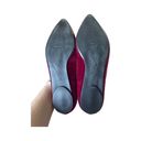 Penny Loves Kenny  Wine Color Suede Like Flats Size 8 Photo 4