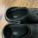 Crocs NEW  Black Classic Lined Clogs Size 8 Women’s 6 Men’s $60 Photo 3