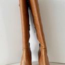 LAUREN RALPH LAUREN Size 9 Tan Over The Knee Leather Heeled Boots Photo 1