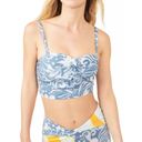 Free People Movement NEW  Double Take Novelty Floral Print Crop Top Bra Small Photo 7