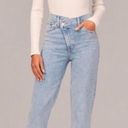 Abercrombie & Fitch Curve Love Ultra High Rise 90s Straight Jeans Photo 0