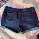 Time & Tru  Dark Wash Cuffed Denim Shorts Size 14 Photo 1