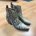 Franco Sarto Shay Snakeskin Western Booties Photo 1