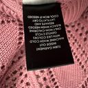 Torrid  Pointelle Pullover V-Neck Sweater Size 1 1X Foxglove Pink Open Knit Photo 5