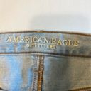 American Eagle  Womens Skirt SIze 10‎ Blue Denim Mini Distressed Mini Skirt Photo 5