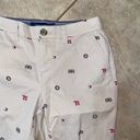 Tommy Hilfiger  Khaki Hampton TH Logo All over Print chino pants size 2 Photo 4