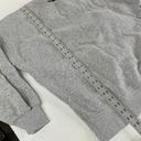 New Look  Sweatshirt Womens 4 Grey Marled Crewneck Long Sleeve Pullover Cotton Photo 4