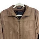 London Fog  Women's Sz S Petite All Weather Faux Suede Jacket Drawstring Waist Photo 1