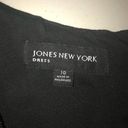 Jones New York  TIMELESS BLACK VERSATILE CLASSIC DRESS SIZE 10 Photo 2