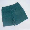 Universal Threads Universal Thread High Rise Vintage Bermuda Jean Shorts Green Teal Size 4/27 Photo 4