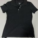 Lee Riders By  Black Short Sleeve Button-Up Polo Shirt Top Blouse Size S 🖤 Photo 0