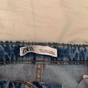 ZARA Blue Denim Shorts Photo 2